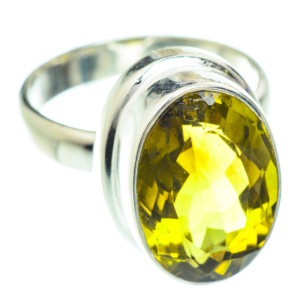 Olive Quartz Rings handcrafted by Ana Silver Co - RING53270