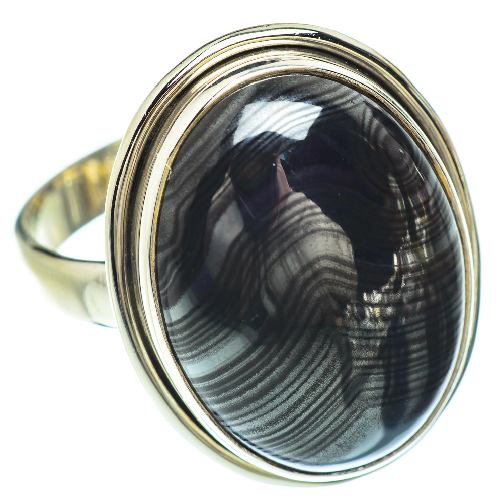 Psilomelane Rings handcrafted by Ana Silver Co - RING53379