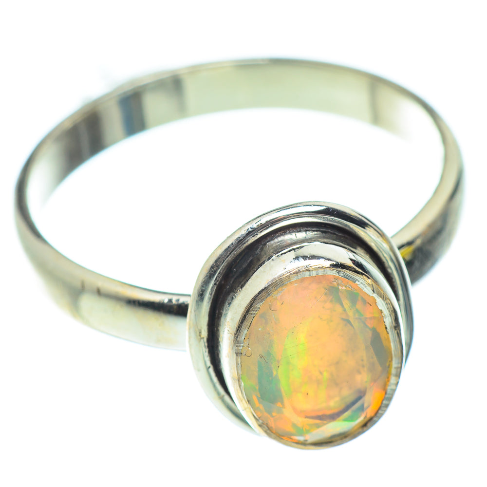 Ethiopian Opal Rings handcrafted by Ana Silver Co - RING53506