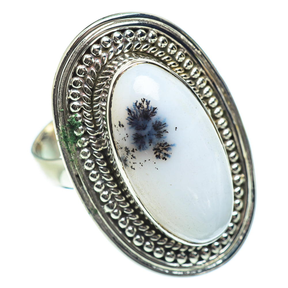 Dendritic Opal Rings handcrafted by Ana Silver Co - RING53759