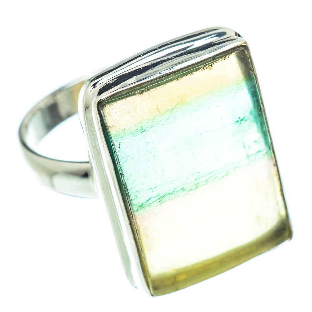 Green Fluorite Rings handcrafted by Ana Silver Co - RING53850
