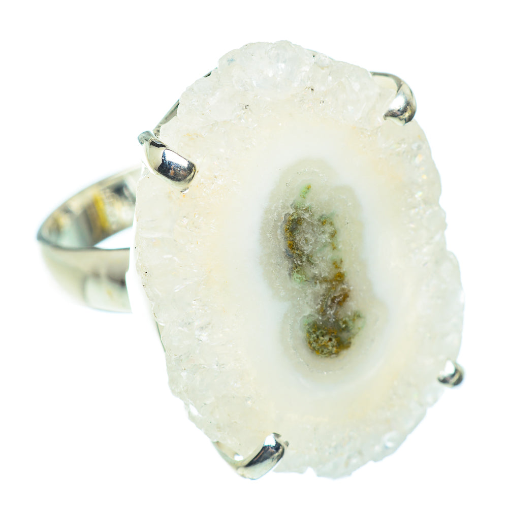 White Solar Quartz Rings handcrafted by Ana Silver Co - RING54022