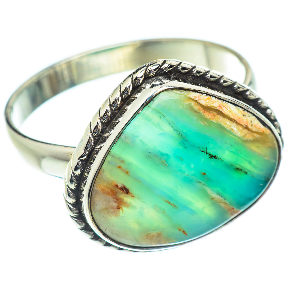 Peruvian Opal Rings handcrafted by Ana Silver Co - RING54093