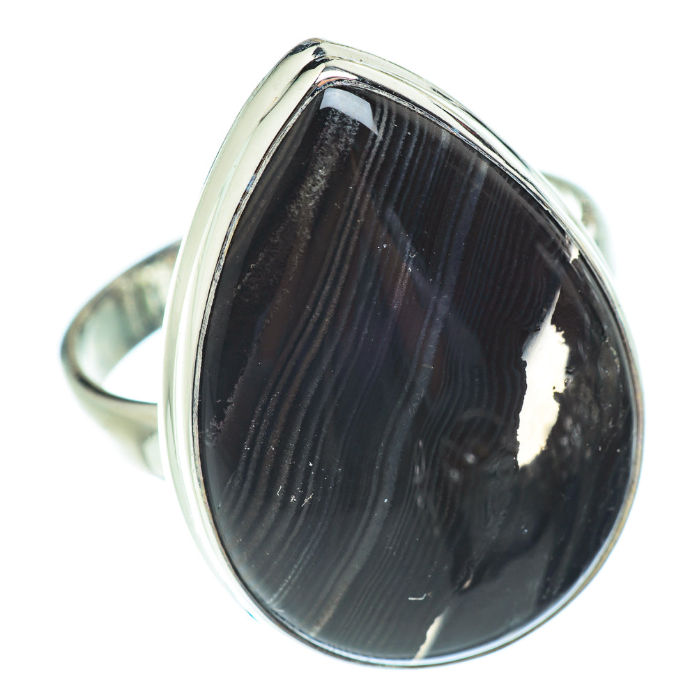 Psilomelane Rings handcrafted by Ana Silver Co - RING54118