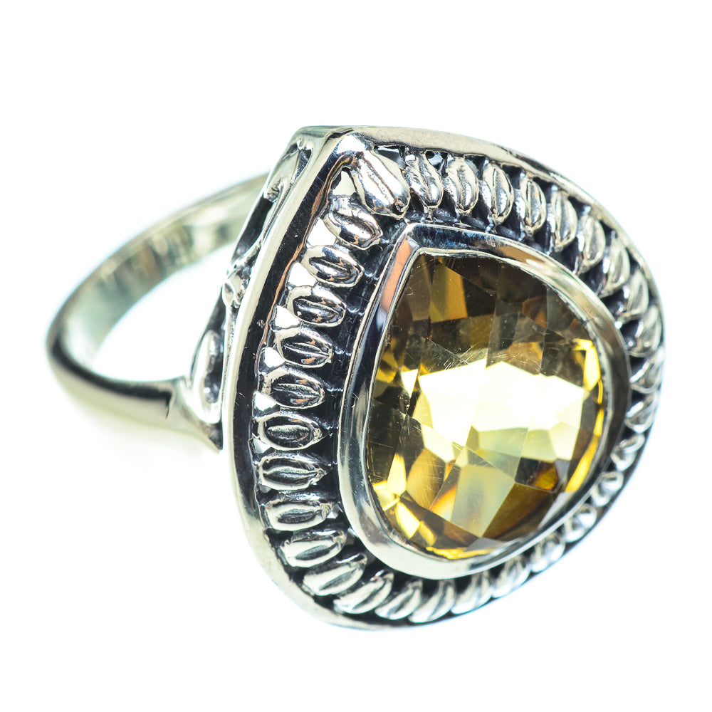 Citrine Rings handcrafted by Ana Silver Co - RING54134