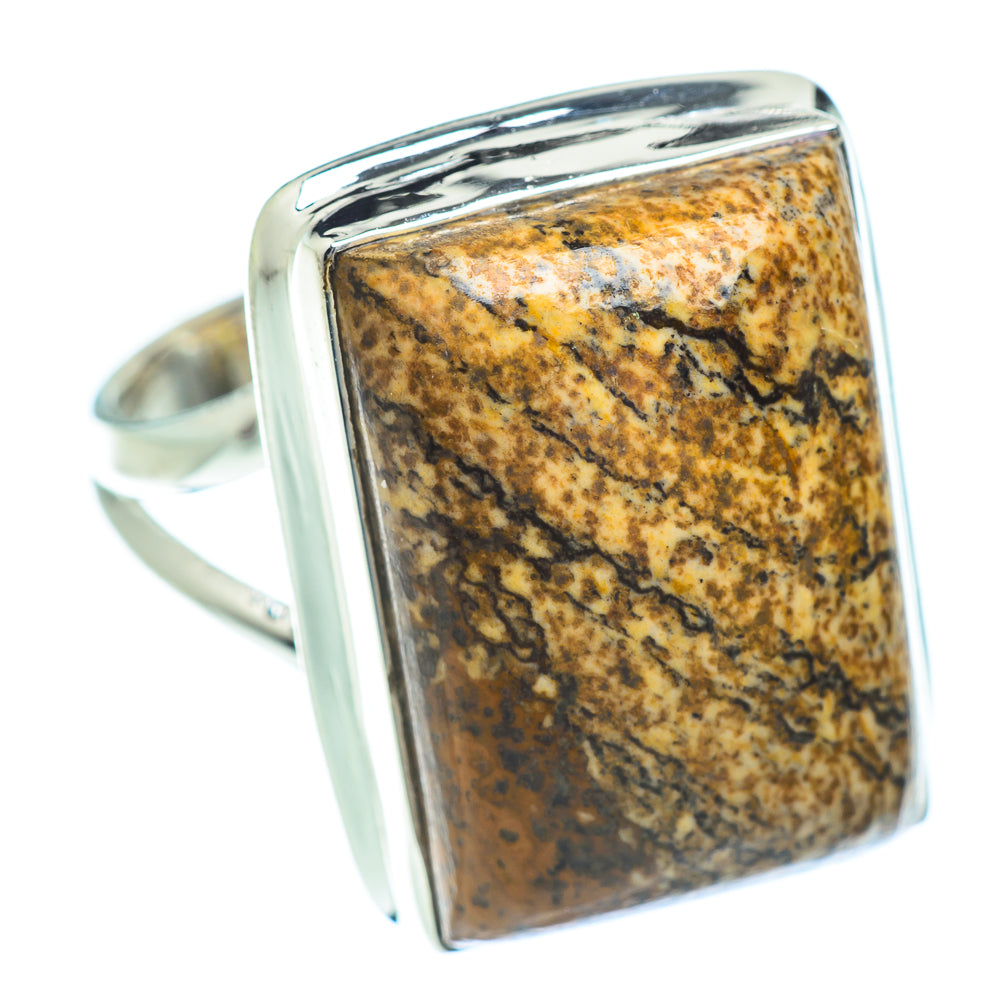 Picture Jasper Rings handcrafted by Ana Silver Co - RING54202