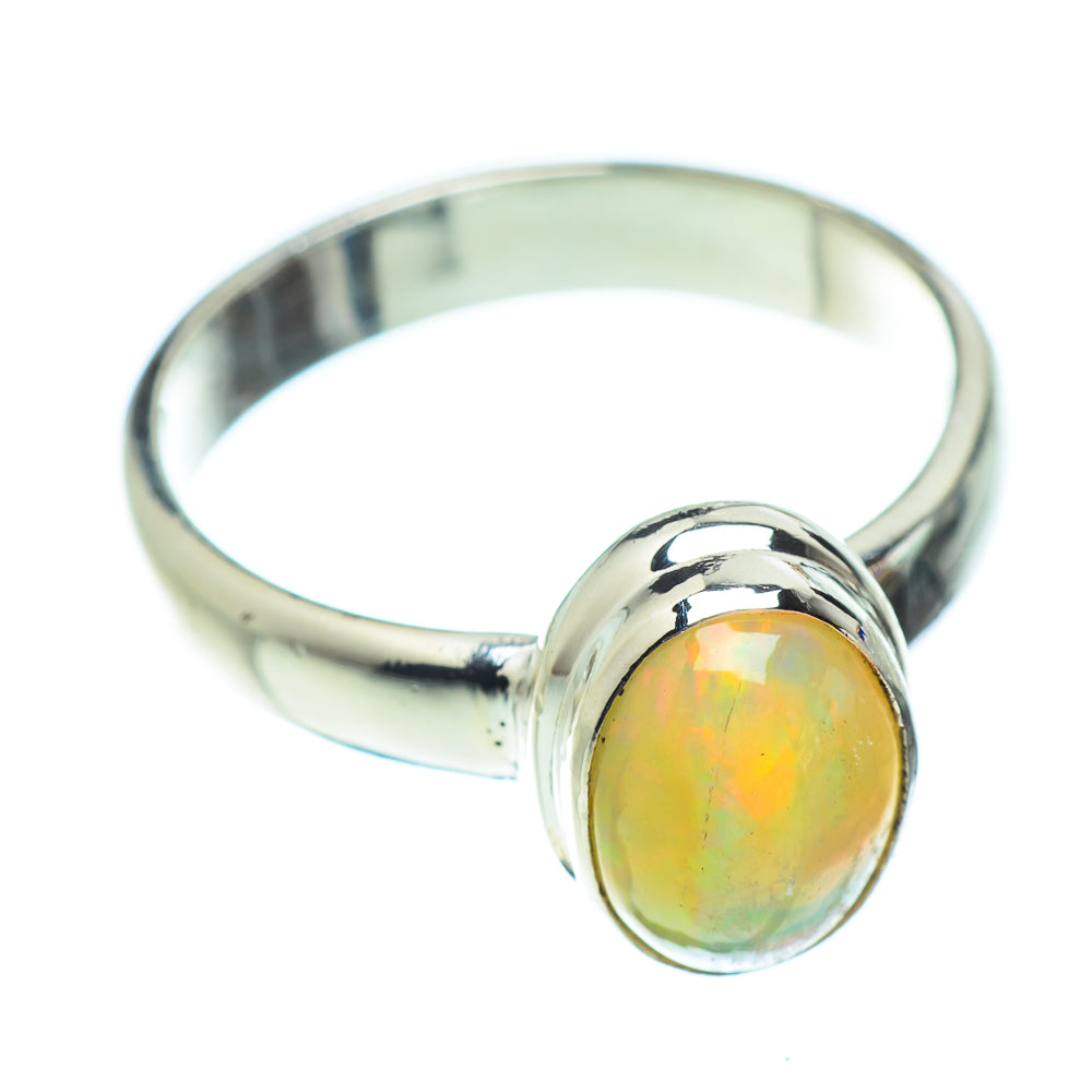 Ethiopian Opal Rings handcrafted by Ana Silver Co - RING54219