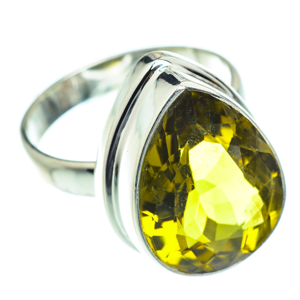 Olive Quartz Rings handcrafted by Ana Silver Co - RING54284