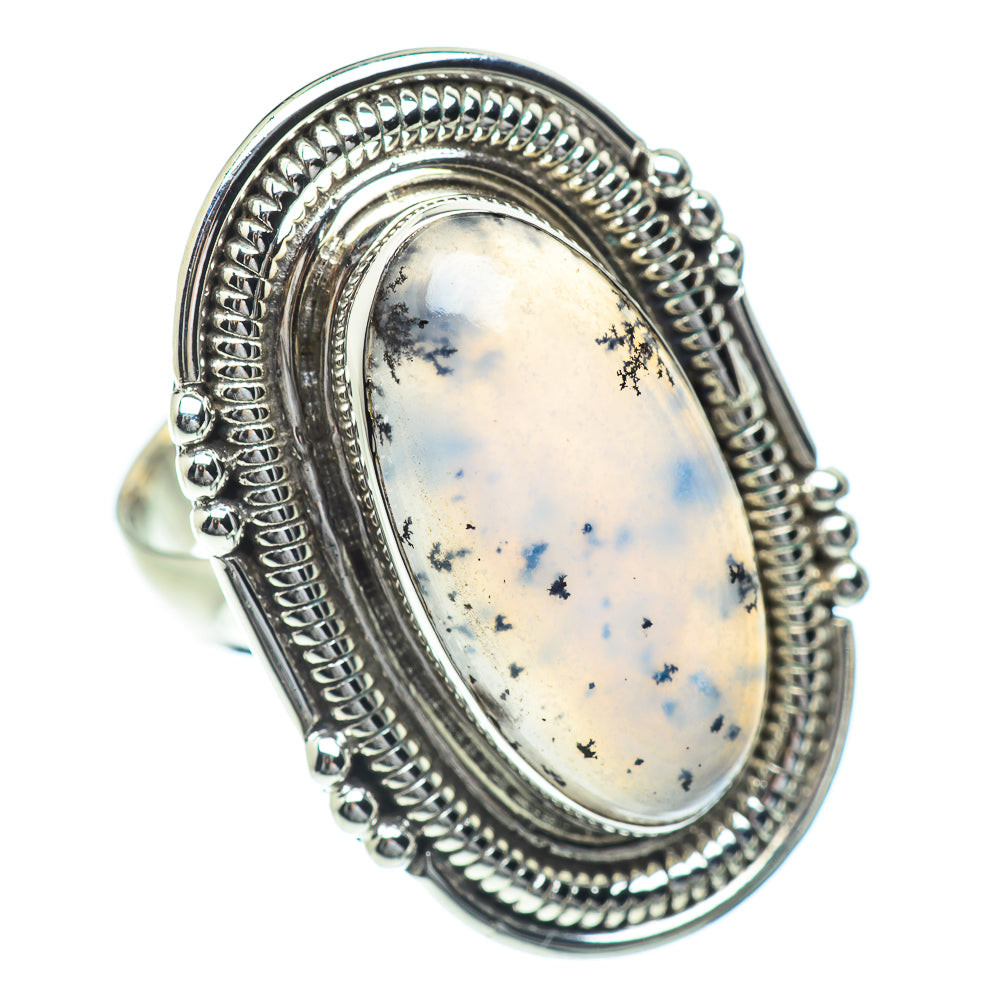 Dendritic Opal Rings handcrafted by Ana Silver Co - RING54331