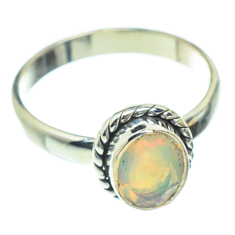 Ethiopian Opal Rings handcrafted by Ana Silver Co - RING54357