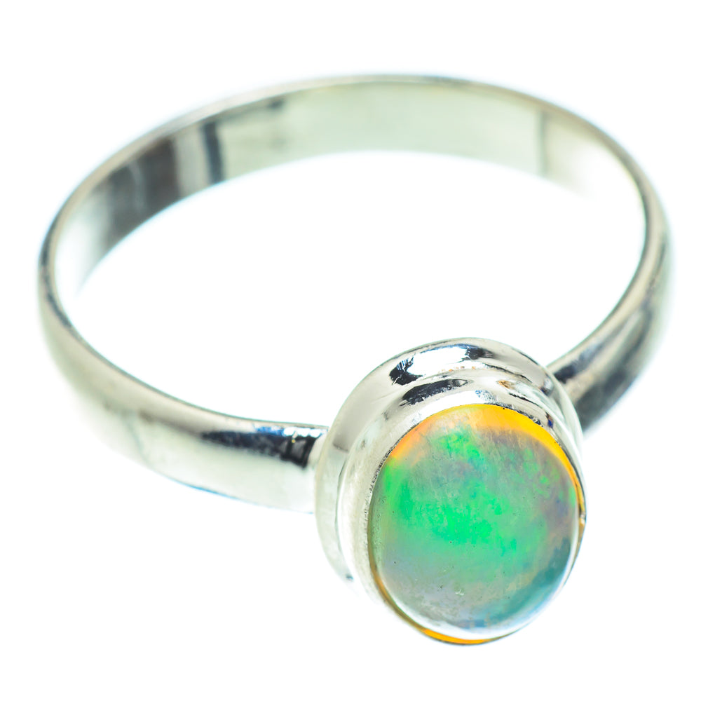 Ethiopian Opal Rings handcrafted by Ana Silver Co - RING54381