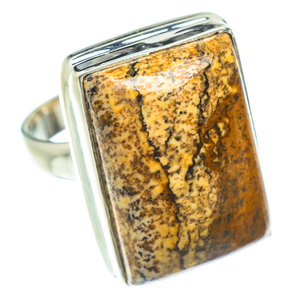 Picture Jasper Rings handcrafted by Ana Silver Co - RING54636