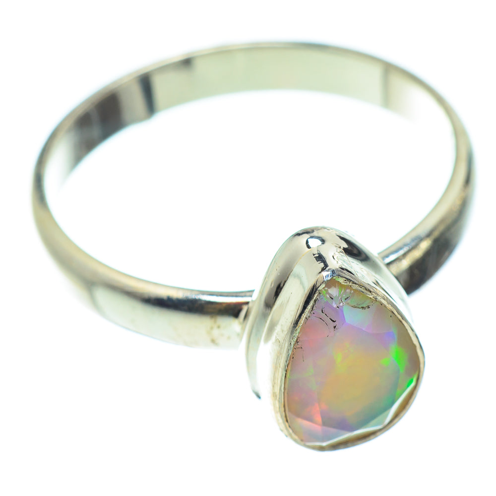 Ethiopian Opal Rings handcrafted by Ana Silver Co - RING54653