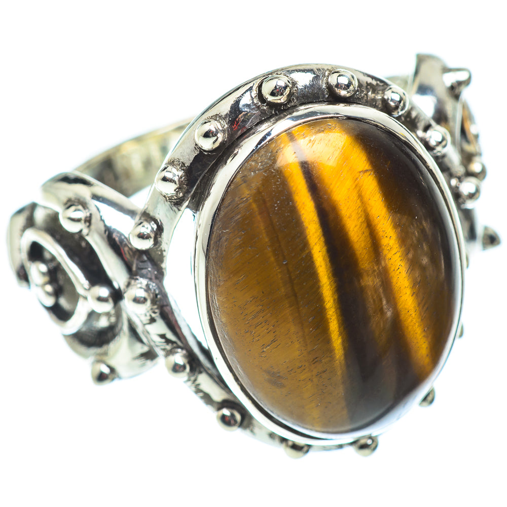 Tiger Eye Rings handcrafted by Ana Silver Co - RING54730