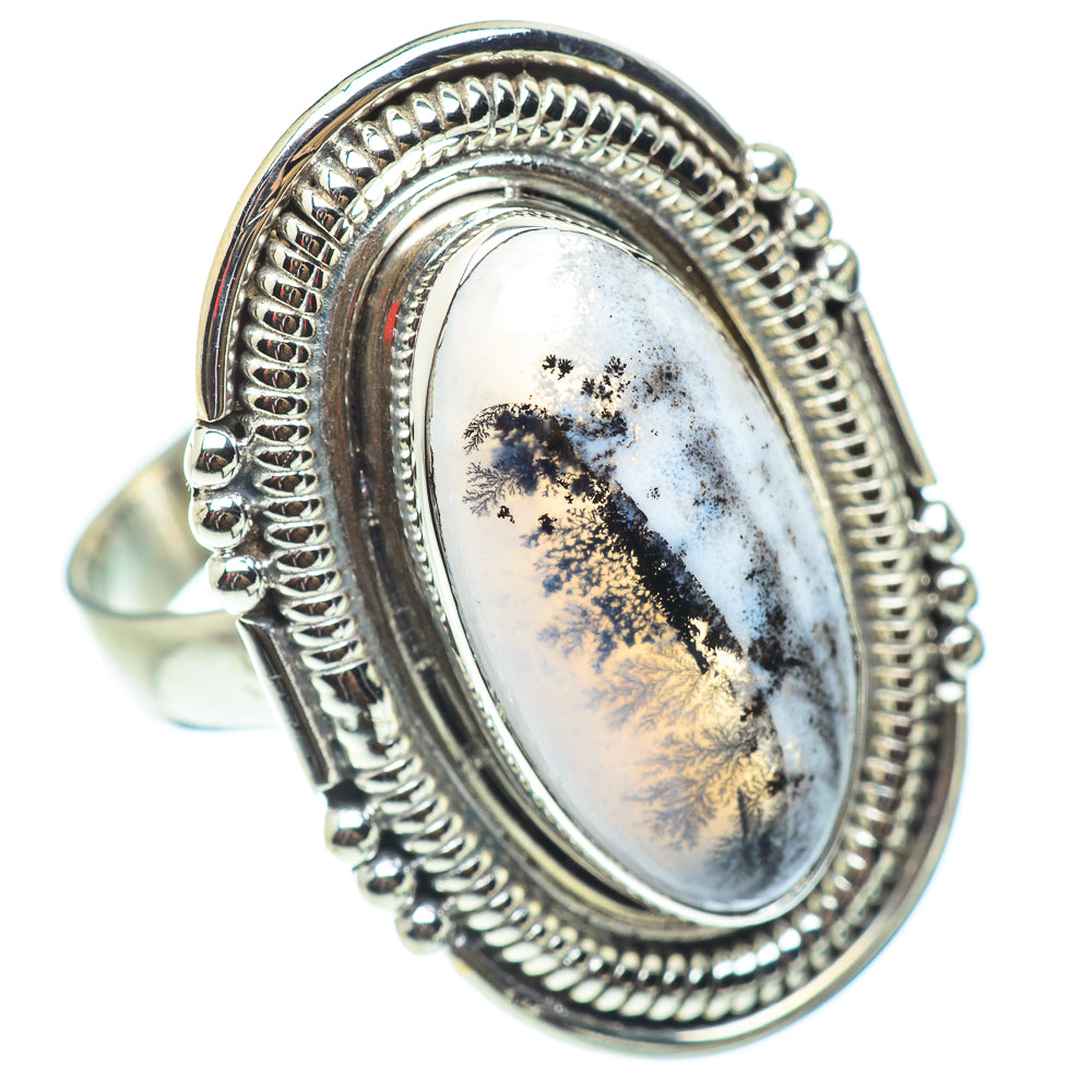 Dendritic Opal Rings handcrafted by Ana Silver Co - RING54742