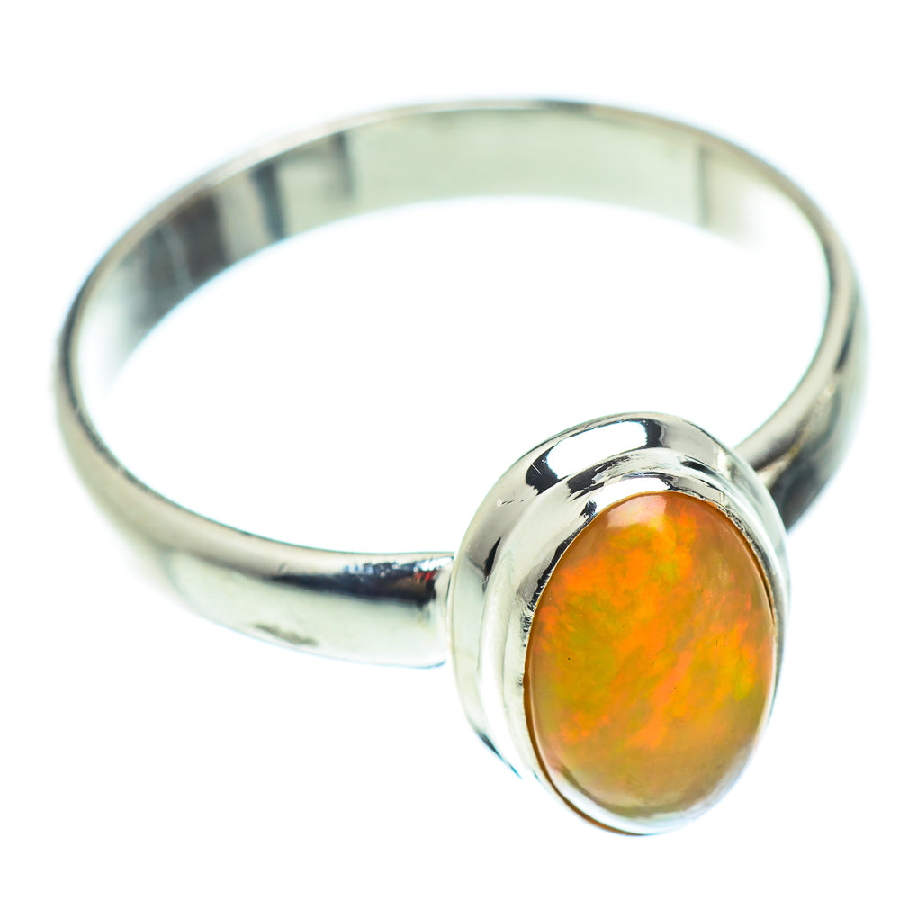 Ethiopian Opal Rings handcrafted by Ana Silver Co - RING54747