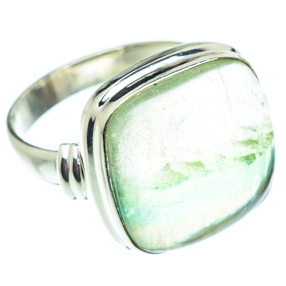 Green Fluorite Rings handcrafted by Ana Silver Co - RING54829