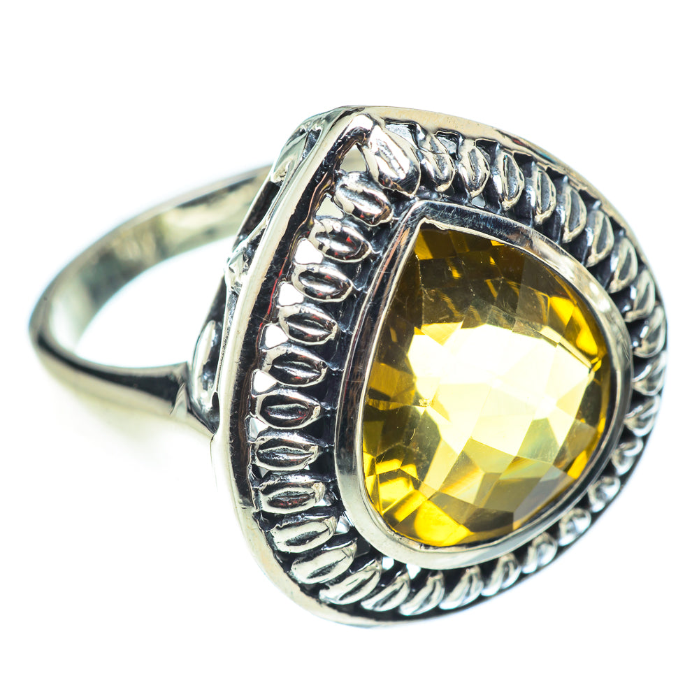 Citrine Rings handcrafted by Ana Silver Co - RING54941
