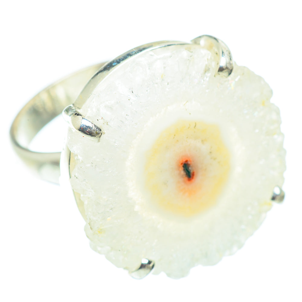 White Solar Quartz Rings handcrafted by Ana Silver Co - RING54973