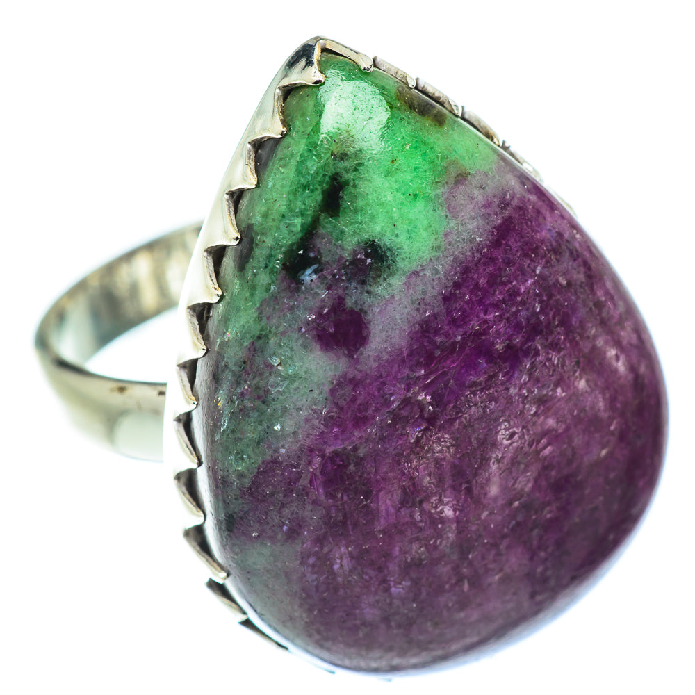 Ruby Zoisite Rings handcrafted by Ana Silver Co - RING54977