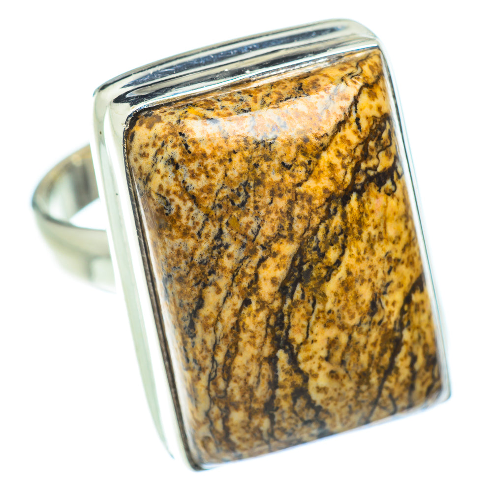 Picture Jasper Rings handcrafted by Ana Silver Co - RING55021