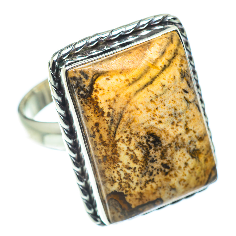 Picture Jasper Rings handcrafted by Ana Silver Co - RING55067