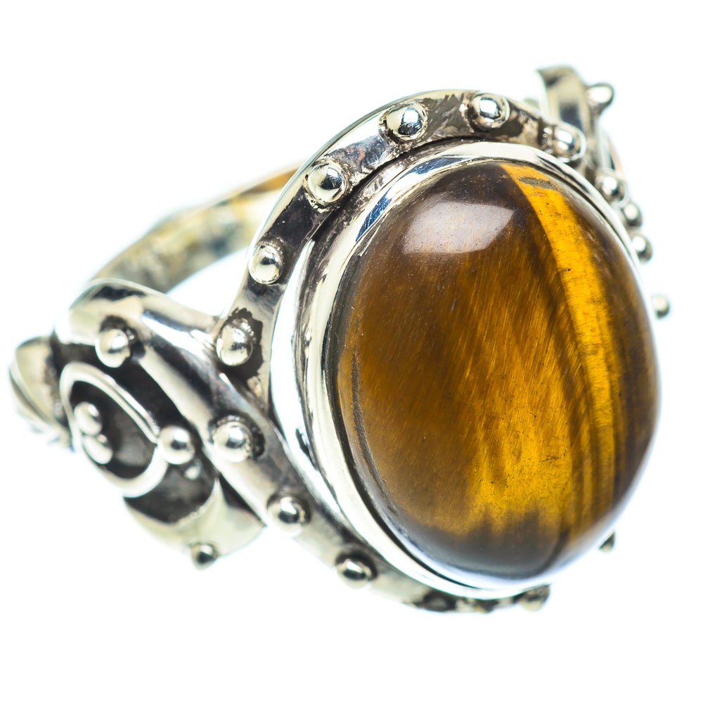 Tiger Eye Rings handcrafted by Ana Silver Co - RING55108