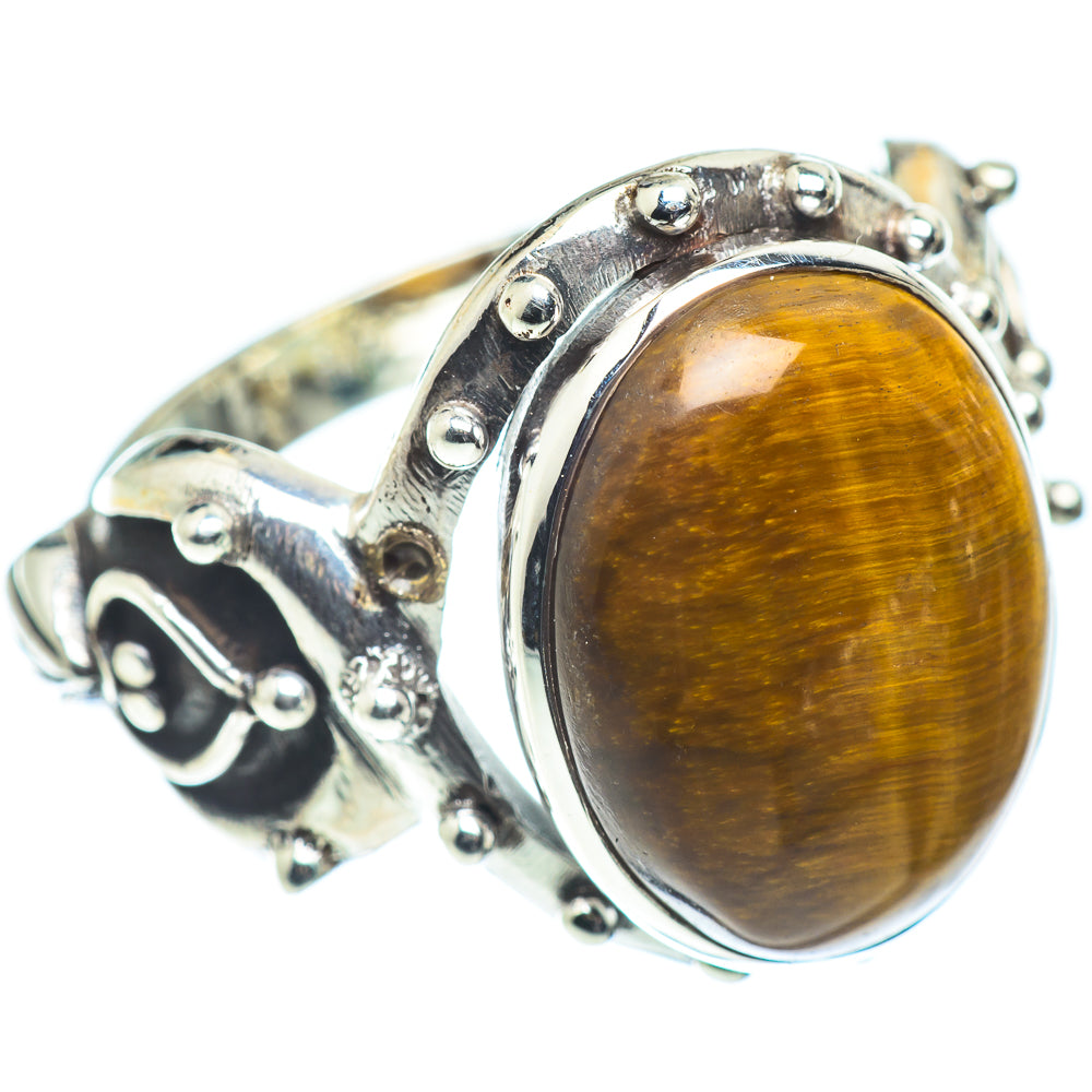 Tiger Eye Rings handcrafted by Ana Silver Co - RING55127