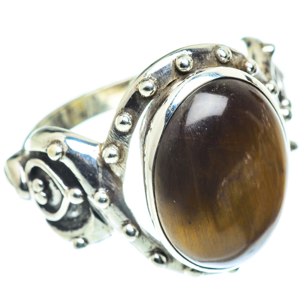 Tiger Eye Rings handcrafted by Ana Silver Co - RING55176