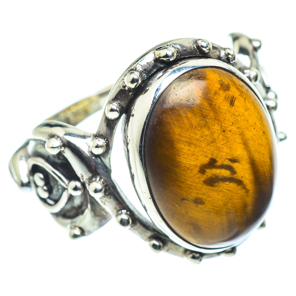 Tiger Eye Rings handcrafted by Ana Silver Co - RING55190
