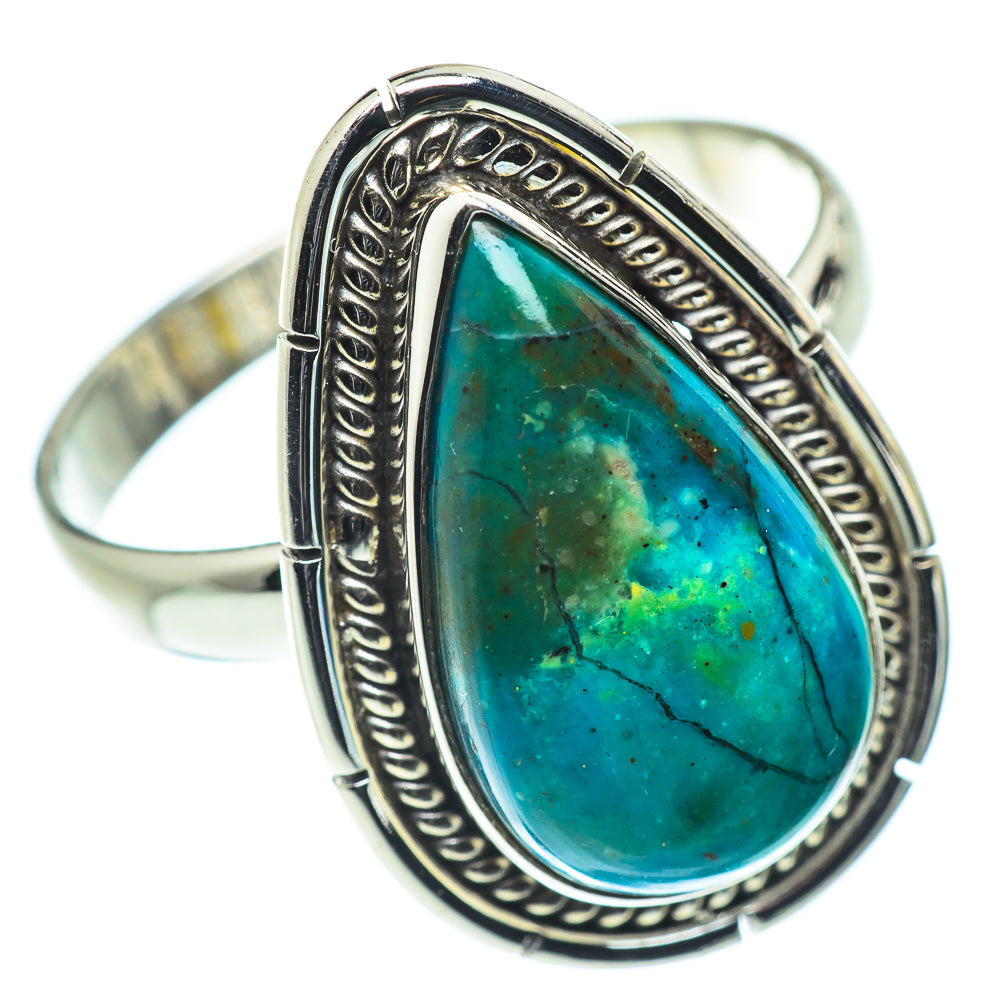 Chrysocolla Rings handcrafted by Ana Silver Co - RING55191