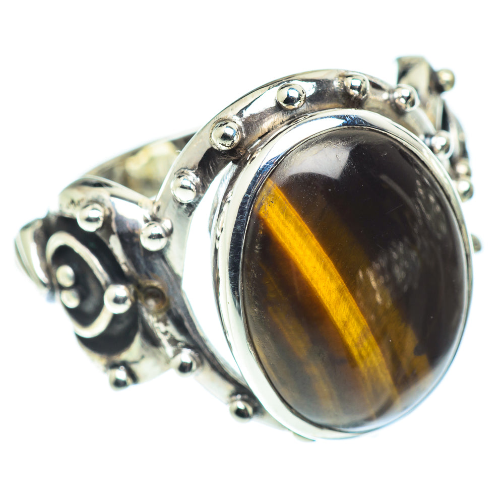 Tiger Eye Rings handcrafted by Ana Silver Co - RING55195
