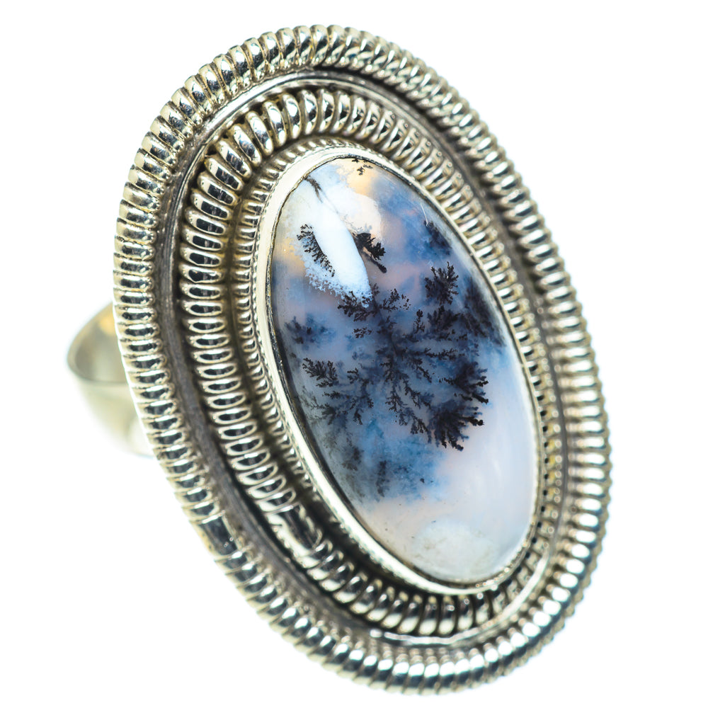 Dendritic Opal Rings handcrafted by Ana Silver Co - RING55223