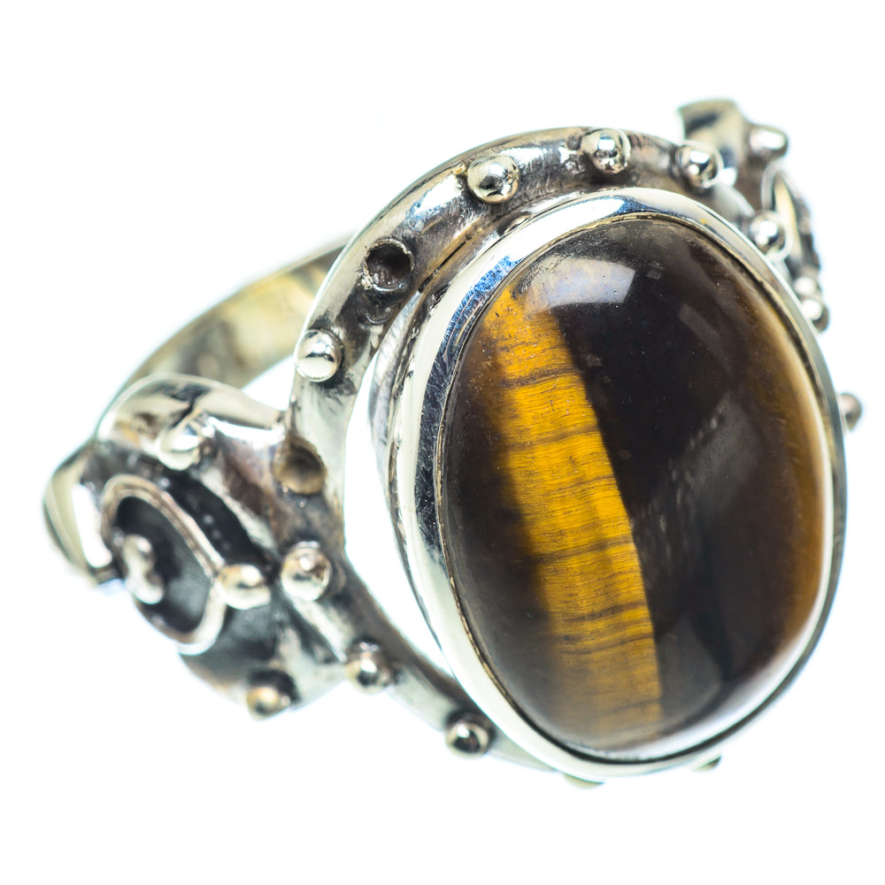 Tiger Eye Rings handcrafted by Ana Silver Co - RING55234