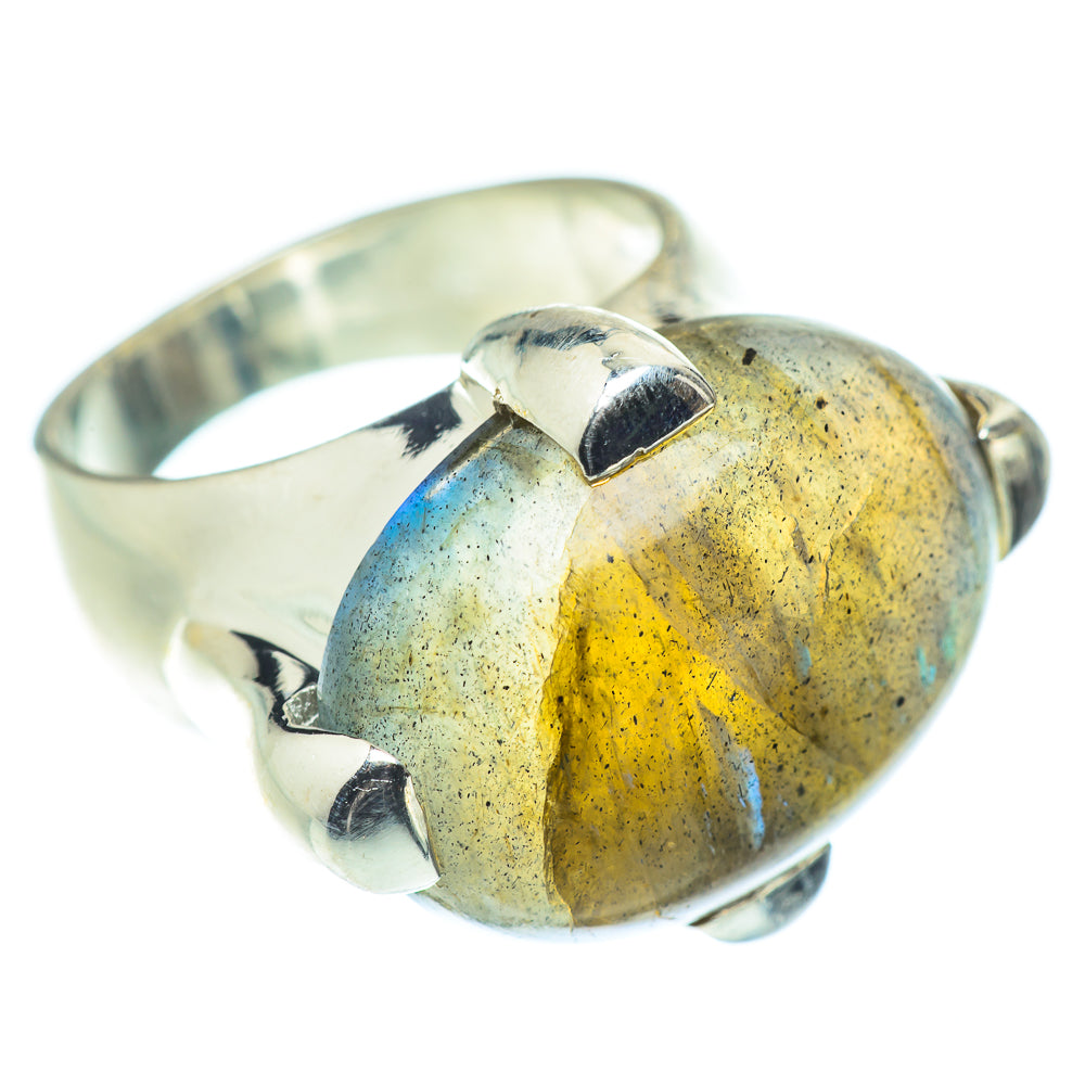 Labradorite Rings handcrafted by Ana Silver Co - RING55251
