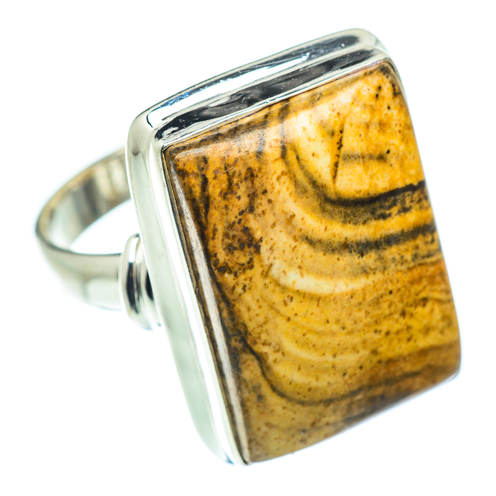 Picture Jasper Rings handcrafted by Ana Silver Co - RING55291