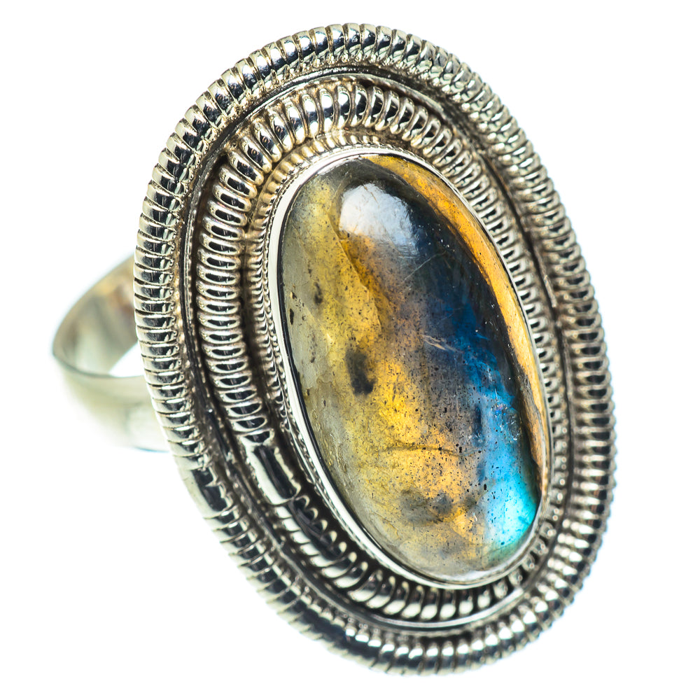 Labradorite Rings handcrafted by Ana Silver Co - RING55372