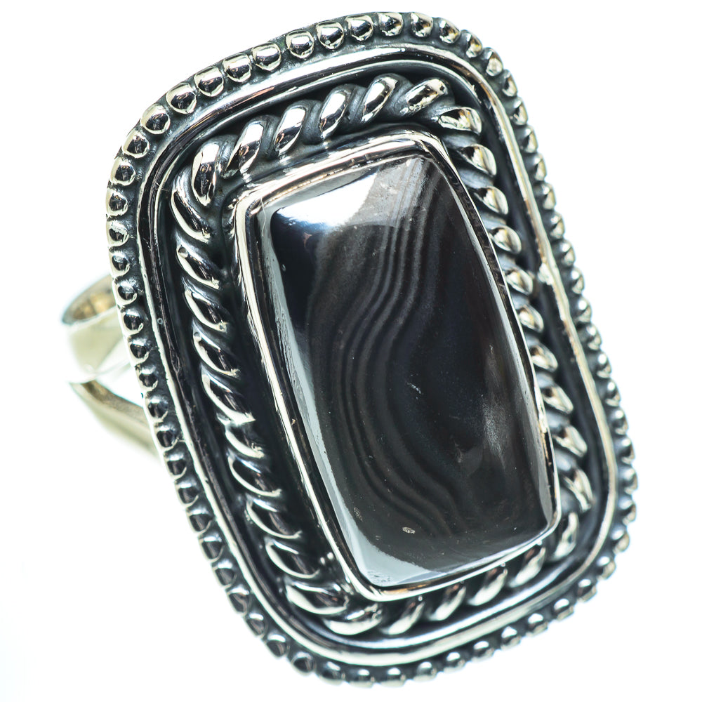 Psilomelane Rings handcrafted by Ana Silver Co - RING55561