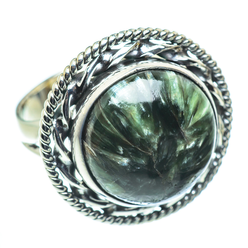 Seraphinite Rings handcrafted by Ana Silver Co - RING55600
