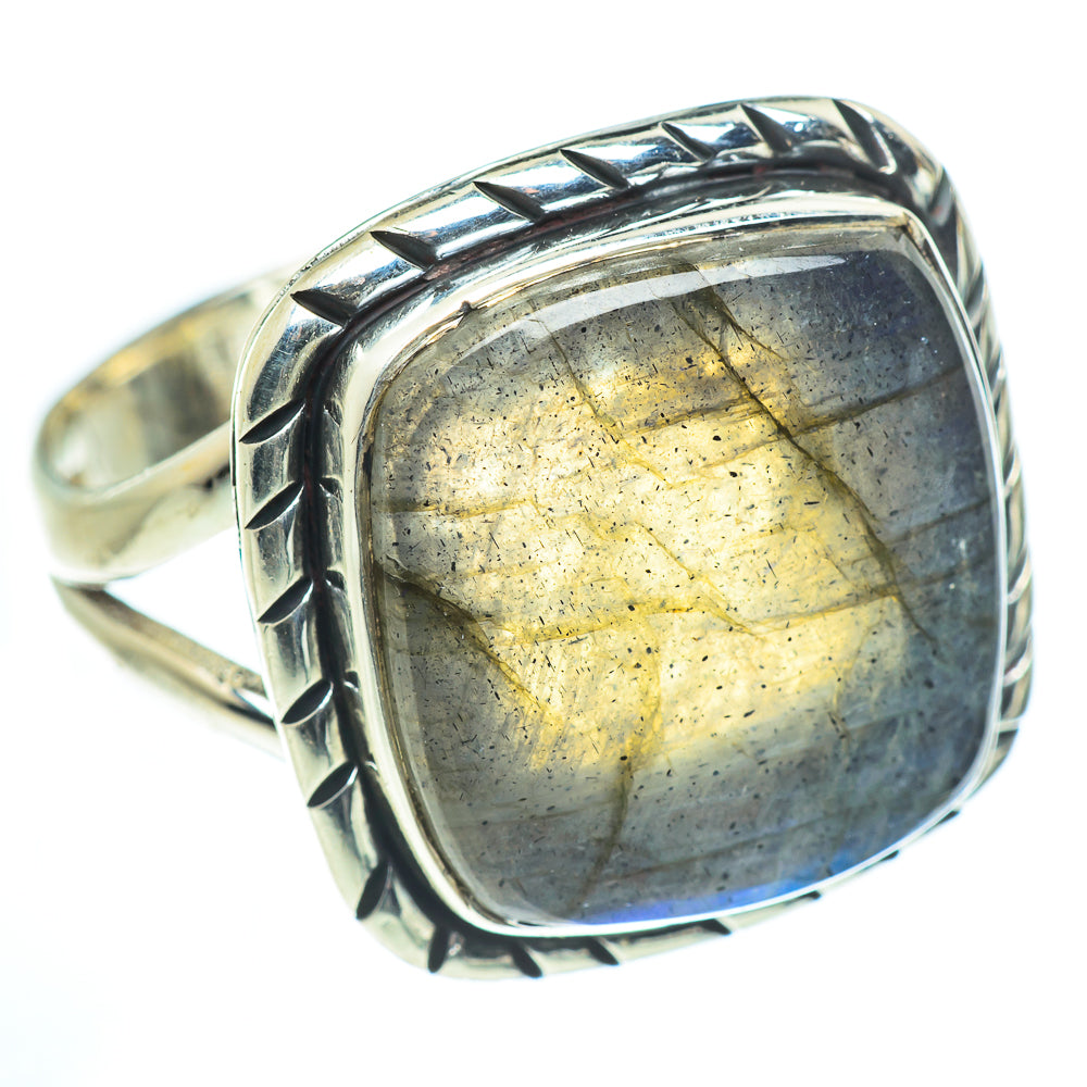 Labradorite Rings handcrafted by Ana Silver Co - RING55631