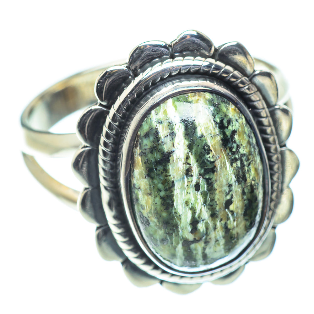 Lizard Jasper Rings handcrafted by Ana Silver Co - RING55764