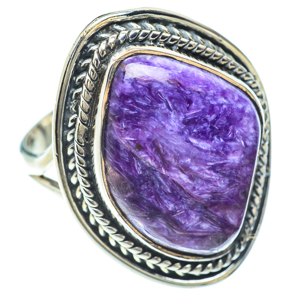 Charoite Rings handcrafted by Ana Silver Co - RING55896
