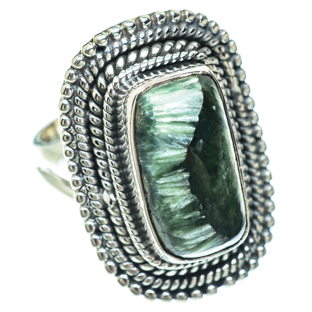 Seraphinite Rings handcrafted by Ana Silver Co - RING55970