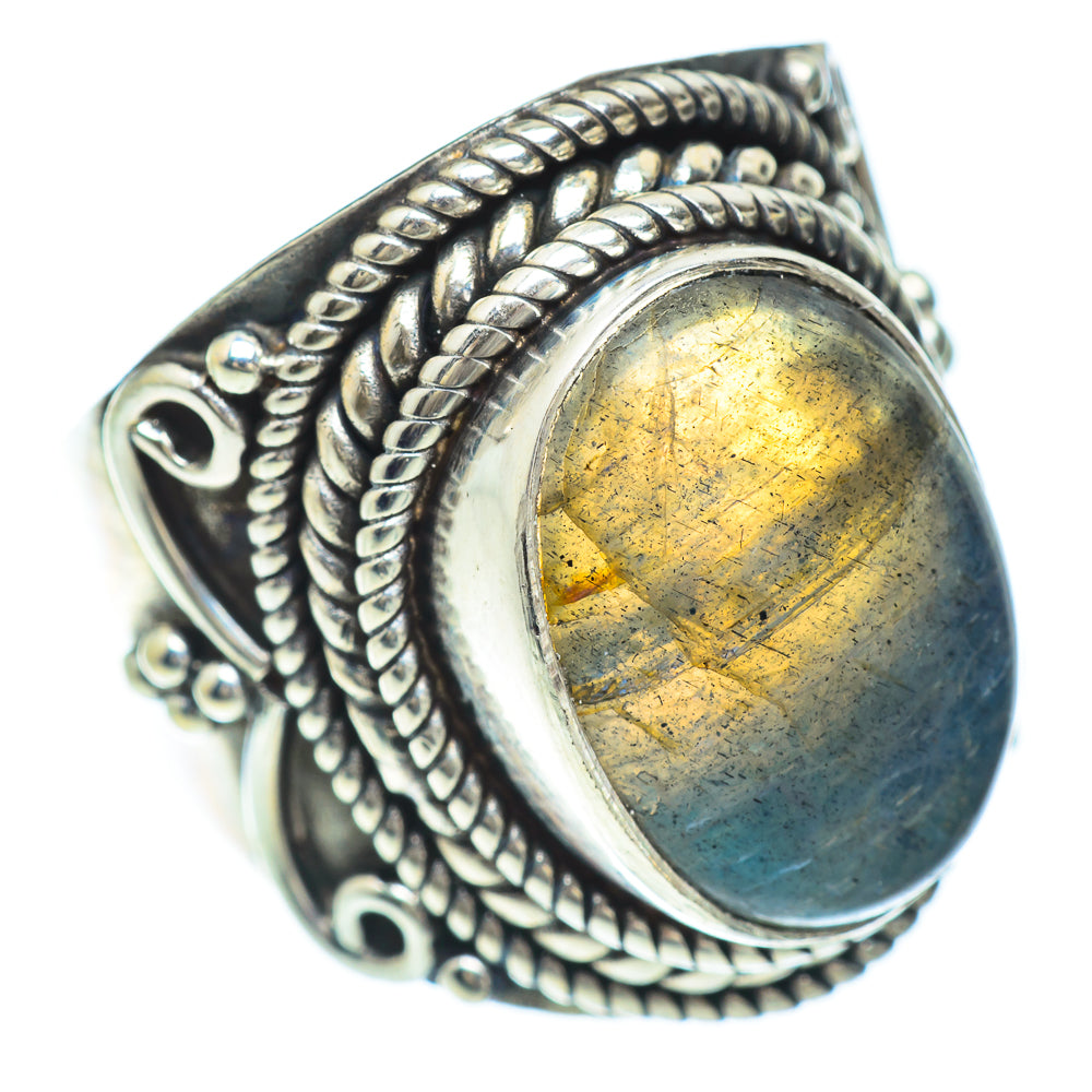 Labradorite Rings handcrafted by Ana Silver Co - RING55999