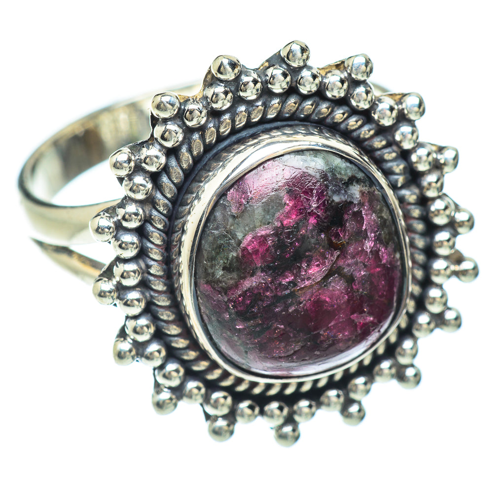 Russian Eudialyte Rings handcrafted by Ana Silver Co - RING56012