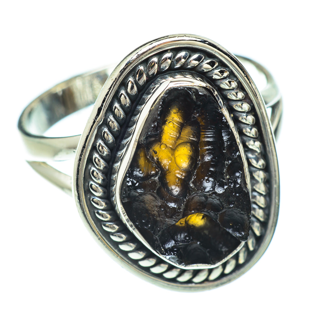 Tektite Rings handcrafted by Ana Silver Co - RING56046