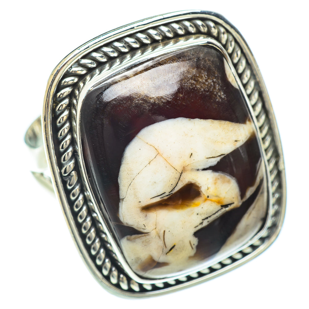 Peanut Wood Jasper Rings handcrafted by Ana Silver Co - RING56091