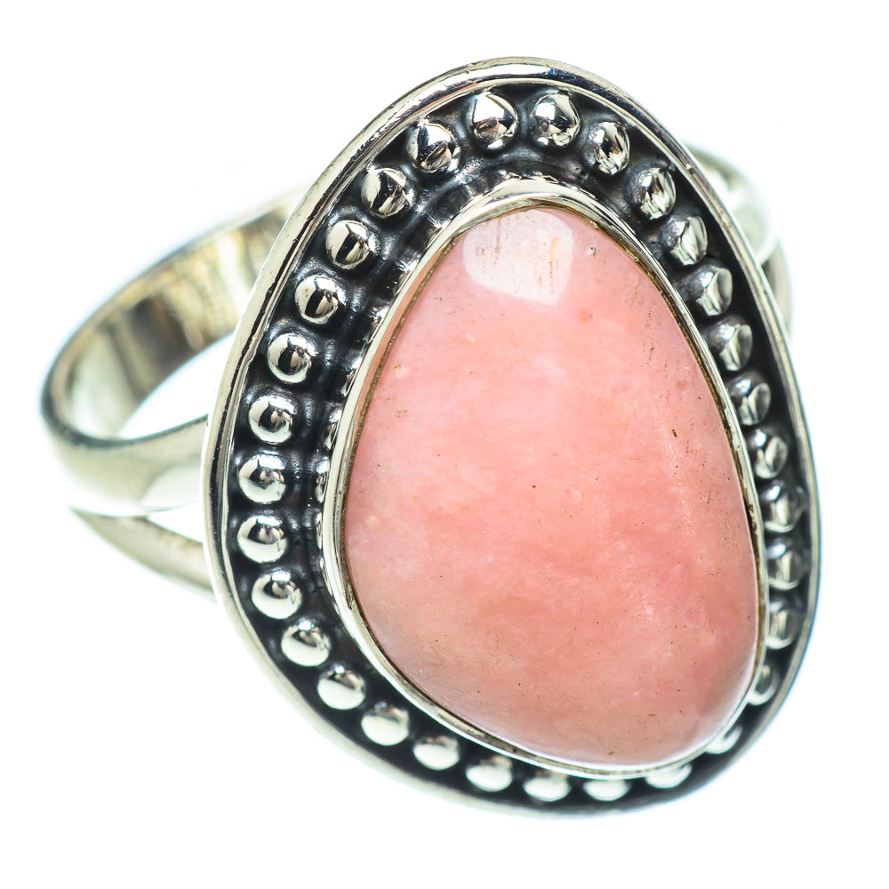 Pink Opal Rings handcrafted by Ana Silver Co - RING56123