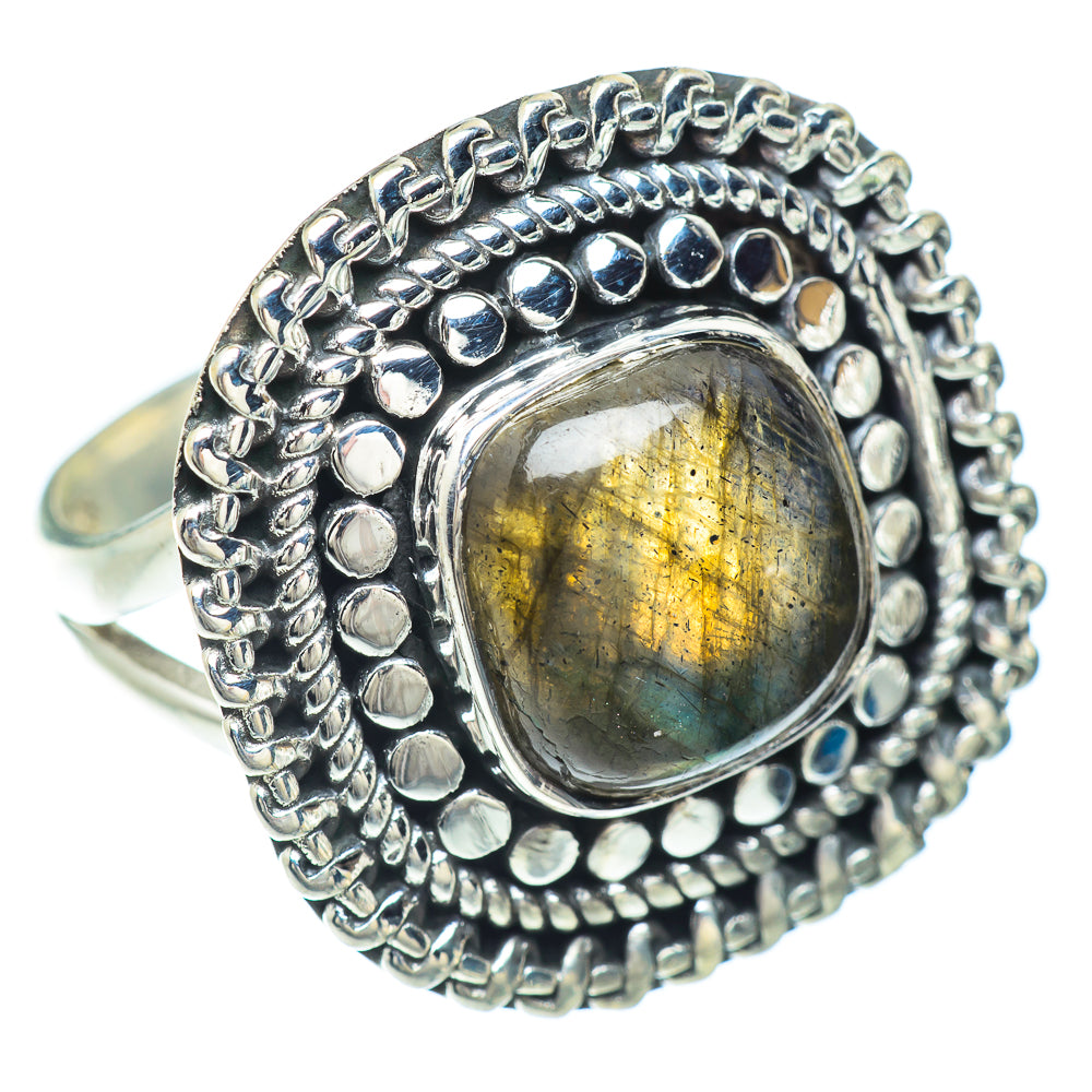Labradorite Rings handcrafted by Ana Silver Co - RING56238