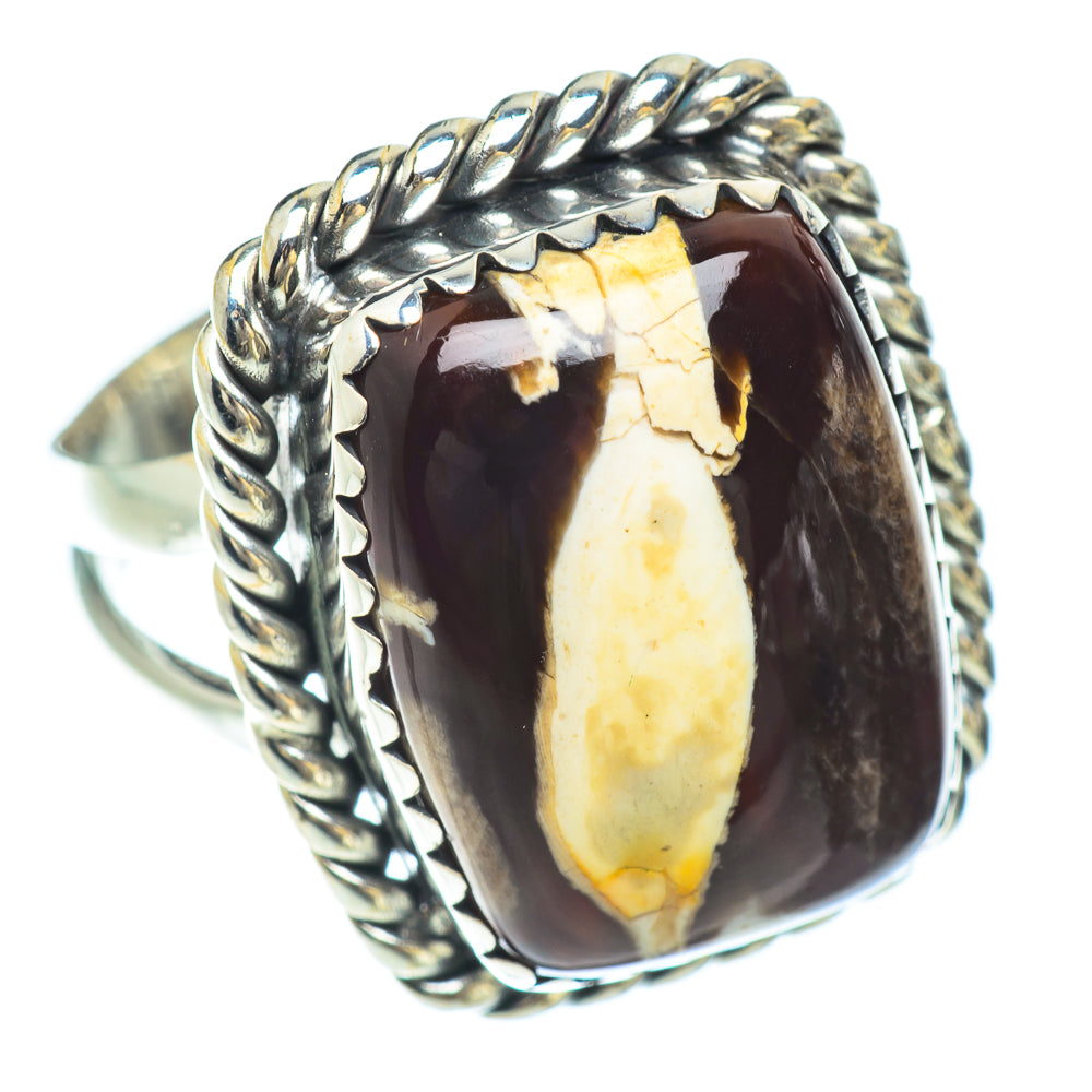 Peanut Wood Jasper Rings handcrafted by Ana Silver Co - RING56282